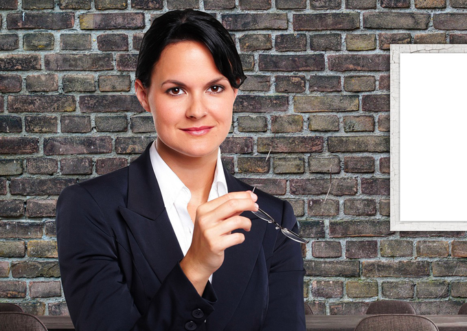 Businesswoman groeien in je werk